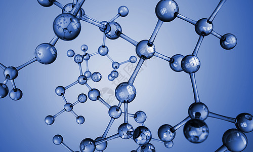 分子晶体背景图片