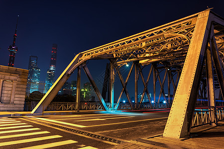 上海外白渡桥夜景图片