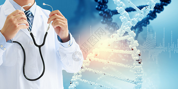 医疗科技基因名片高清图片