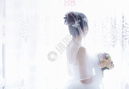婚礼头纱素材透明高清图片