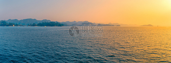 唯美千岛湖全景图图片