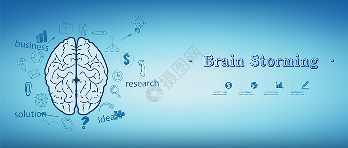 头脑风暴图标头脑风暴设计图片