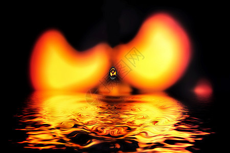 水滴灯光背景图片