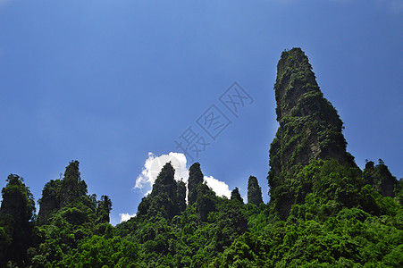 张家界的山张家界十里画廊风景照片背景