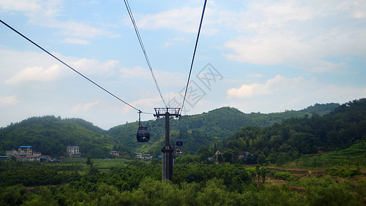 张家界天门山索道图片