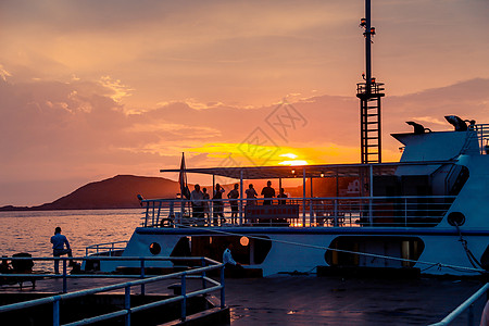舟山海岛码头高清图片