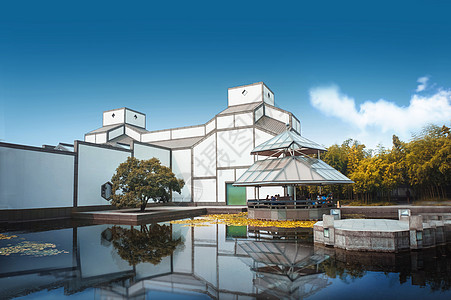 中国苏州博物馆背景图片