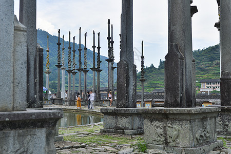 福建南靖县书洋镇塔下村德远堂背景