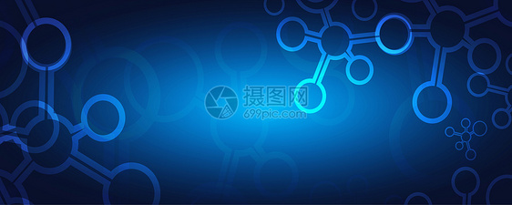 分子科技背景图片