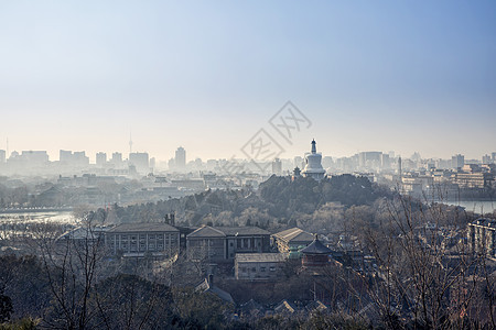 北京北海风光背景图片