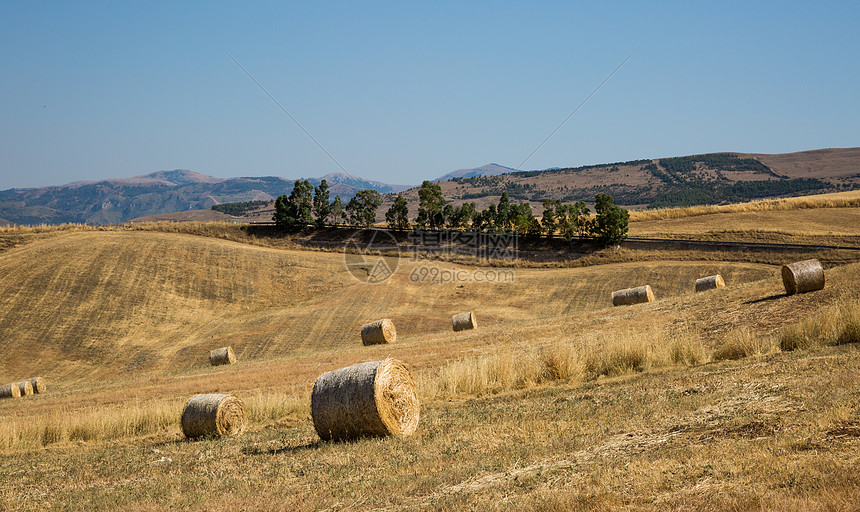 意大利西西里岛的田园风光图片