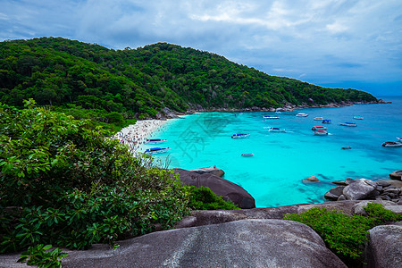 水石头泰国普吉斯米兰岛背景