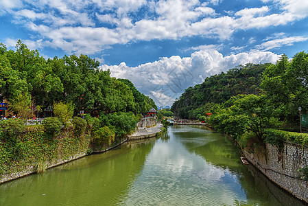 桂林阳朔象山两江四湖背景图片