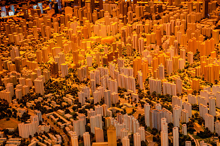 上海总规划模型背景图片
