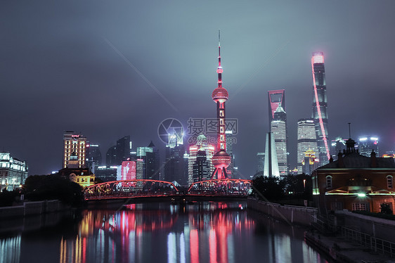 上海外滩城市夜景图片
