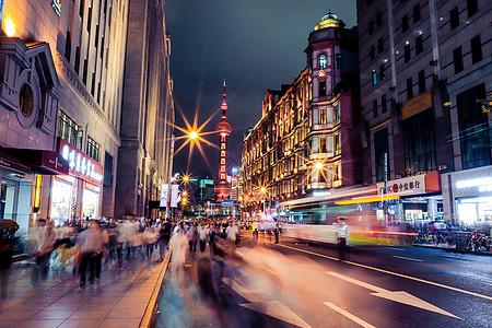 上海外滩城市夜景图片