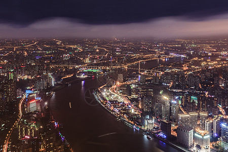 上海城市夜景风光图片