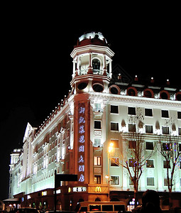 哈尔滨中央大街欧式建筑图片