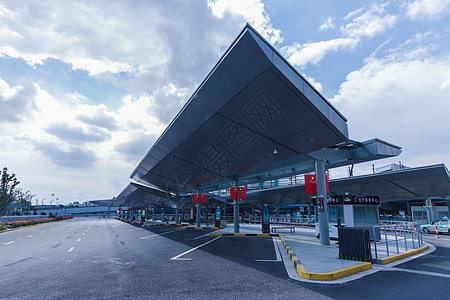 机场设施建筑背景图片