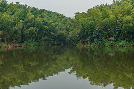 蜀南竹海4a风景区生态湖高清图片