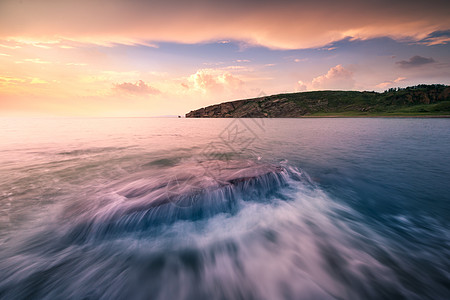 大海 船唯美的海上风光背景