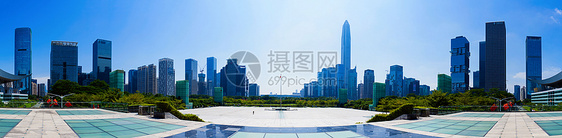 深圳市民中心广场全景图片