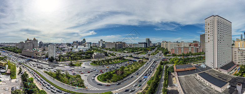 北京建国门建国门全景背景