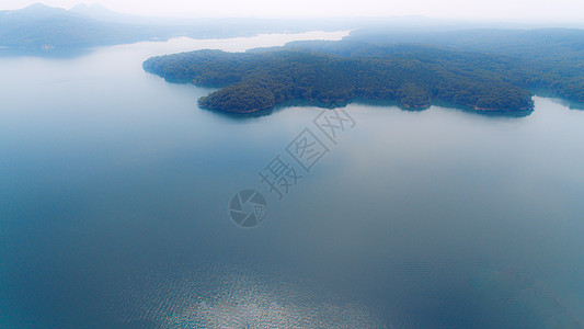 千岛湖航拍航拍千岛湖背景