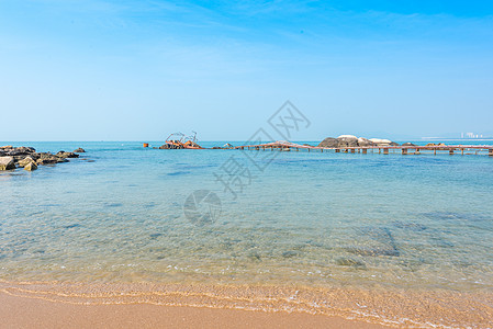 海南三亚天涯海角海滨风景背景图片