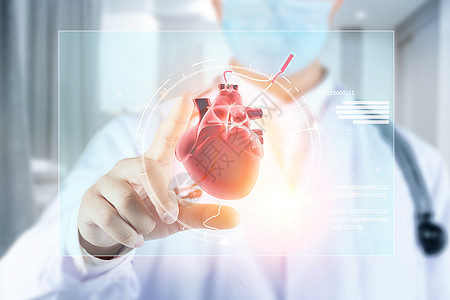 器官研究检查心脏技术界面设计图片
