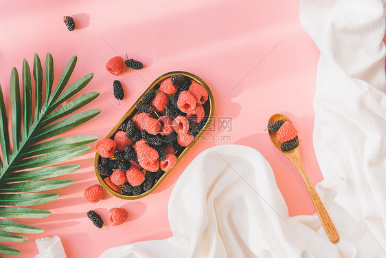 网红风水果树莓图片