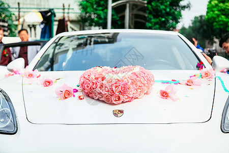 婚车背景图片