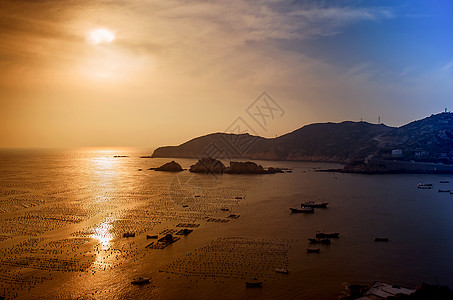 枸杞岛日出背景图片