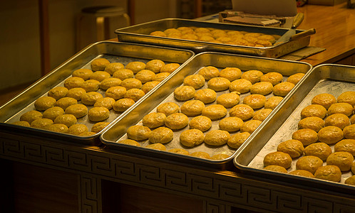 老婆饼零食甜饼高清图片