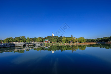 北海珍珠北京地标北海公园背景