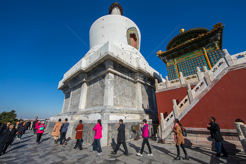 北京地标北海公园图片