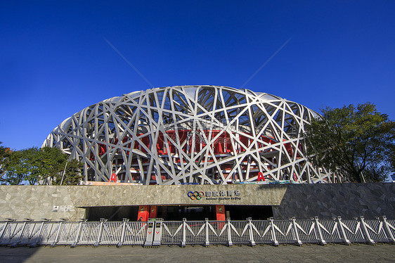 北京标志景点鸟巢图片