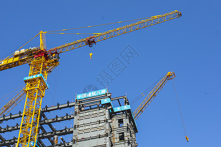 现代建筑施工高楼建筑施工背景