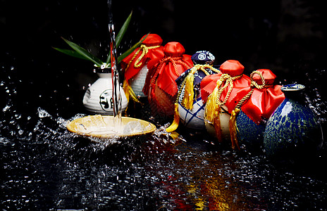 水花图片白酒原度酒散酒背景