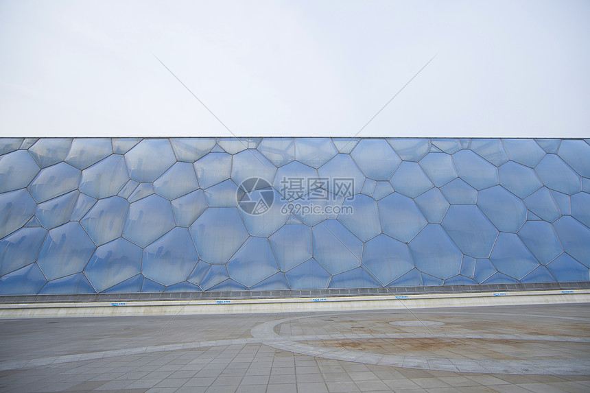 北京地标水立方图片