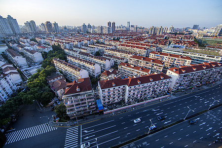 密集型住宅小区背景图片