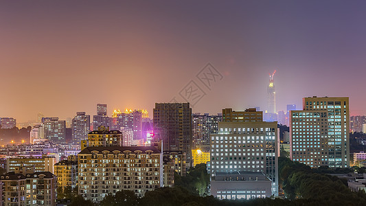 汉街武汉步行街夜景背景