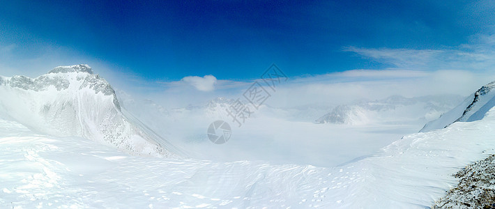 长白山风景路高清图片