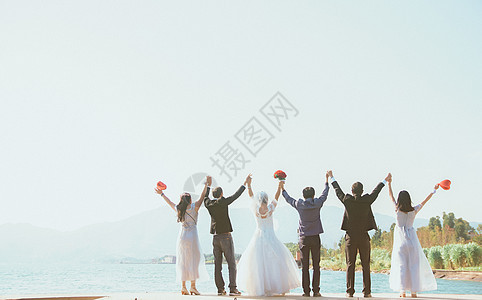 海边婚礼图片