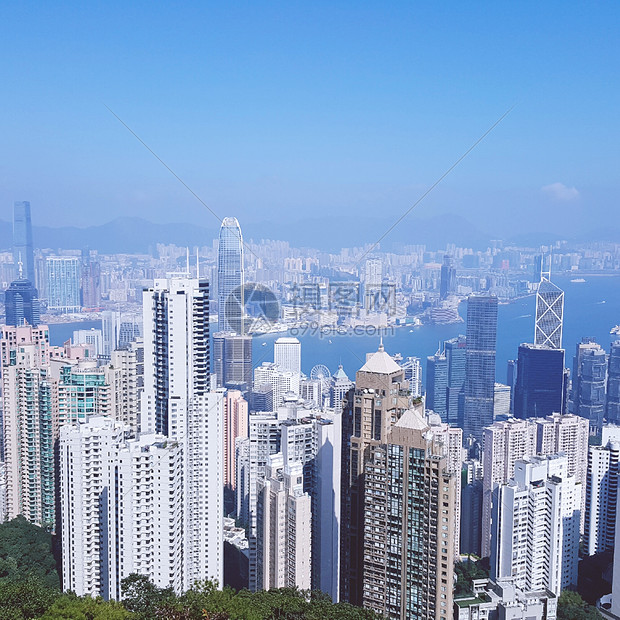 照片 自然风景 香港维多利亚港.