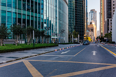 俯视道路城市道路背景