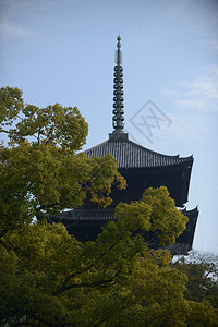 日本京都千年古寺庙图片