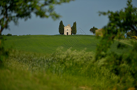 意大利托斯卡纳地区田园风光背景图片