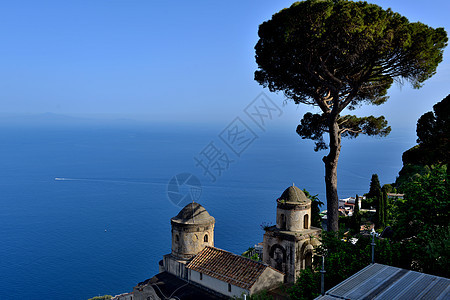意大利阿玛尔菲海岸景观背景图片
