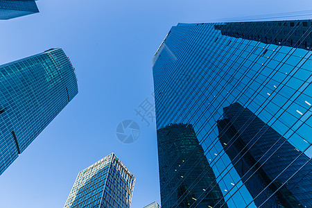 高楼大厦建筑上海浦东高楼大厦背景